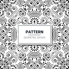 Seamless ethnic and tribal pattern