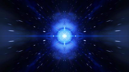 Time vortex tunnel background.Wormhole though time and space.Seamless loop wormhole straight through time and space, warp straight ahead through this science fiction - obrazy, fototapety, plakaty