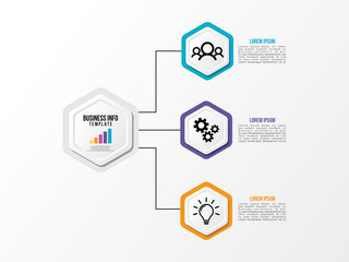 Modern Vector Infographics Elements Design Template. Business Data Visualization Infographics Timeline with Marketing Icons most useful can be used for workflow, presentation, diagrams, annual reports