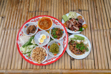 Thai food on the table
