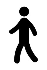 歩く人