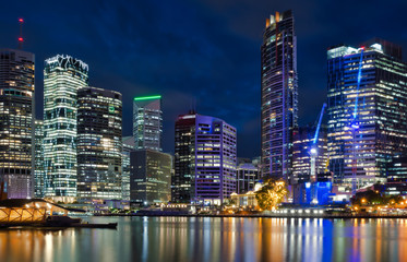 Fototapeta na wymiar Brisbane City Illuminated