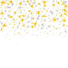 Golden and silver confetti