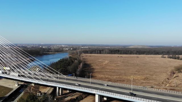 Most Rędziński nad Odrą we Wrocławiu, Polska