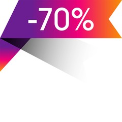 Corner Ribbon Banner Vector, Illustration