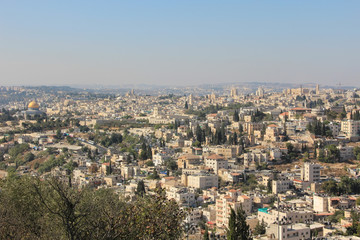 Fototapeta na wymiar The holy city, Jerusalem, Israel