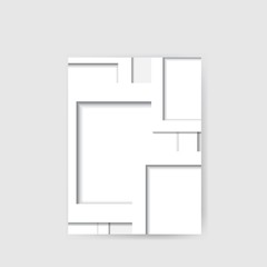 Colorful geometric background. abstract background poster