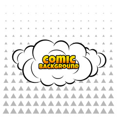 comic cloud or smoke background