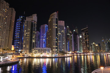 Naklejka na ściany i meble Dubai Marina, United Arab Emirates