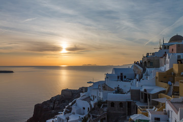 One of the most beautiful islands in the world, Santorini's sunset
