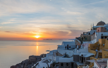 One of the most beautiful islands in the world, Santorini's sunset