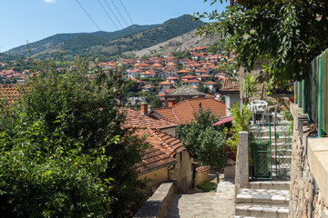 Fototapeta na wymiar Panoramic view of town of Kratovo, Republic of North Macedonia