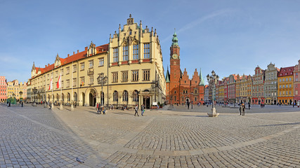 Rynek we Wrocławiu, Polska - obrazy, fototapety, plakaty
