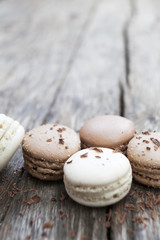 Macaron vanille chocolat