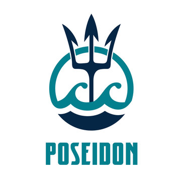Vector image of Poseidon's Trident