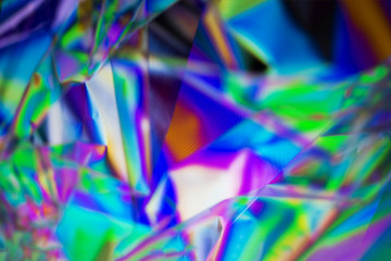 Retro synth wave, Abstract background in neon colors, cross polarization. Trend concept 2019 colors...