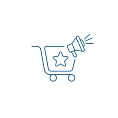 Exclusive product. Vector icon, white background.