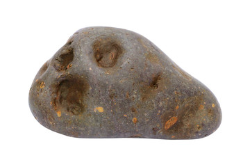 natural stone isolated on white background.