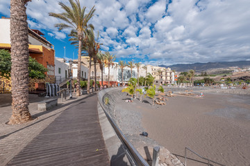 Obraz premium wybrzeże morza wyspy kanaryjskie teneryfa