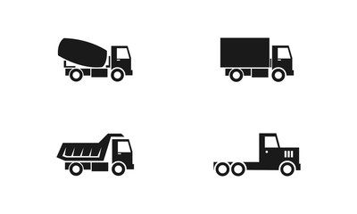 Kind of truck vector template
