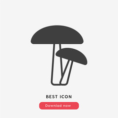 mushrooms icon vector