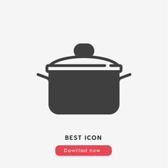 bowl icon vector