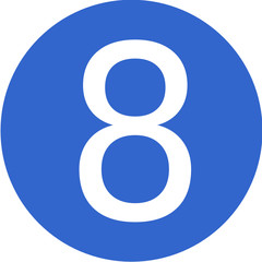 Number Eight Icon