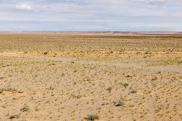 beautiful desert landscape of the Gobi desert, Mongolia