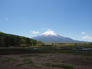 Obraz premium Góra Fuji i rozległa okolica