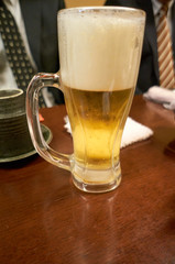 宴席でのビール