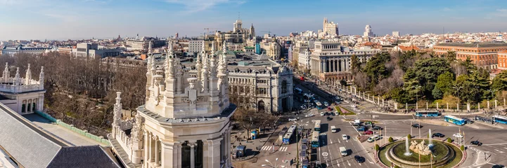 Poster Madrid-Blick von den Dächern © philippe paternolli