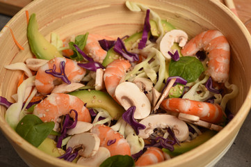 preparing a healthy meal