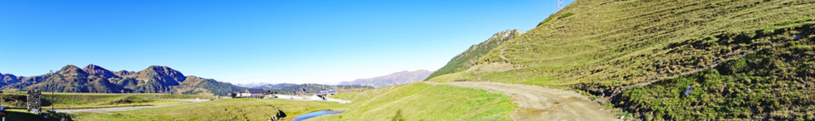 Paisaje de Baqueira Beret, Lleida, lérida, Catalunya, España