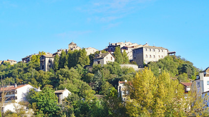 Obraz premium Ainsa, Sobrarbe, Pirineo aragonés, Huesca, Aragón, España
