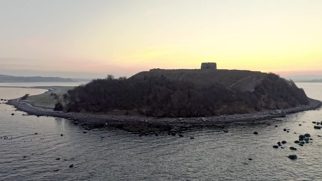 A fantastic view on Jutland's Mols Bjerge Nation Park area and sunrise