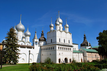The Rostov Kremlin in Rostov the Great, Yaroslavl Oblast, Russia