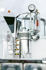 exhibition of vehicles, elements of the exterior of the parking lot