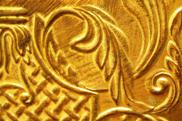 gold vintage patterns and ornaments background