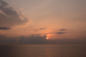 Naklejka na ściany i meble sunrise over sea