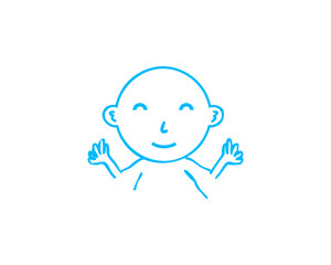 Baby logo template