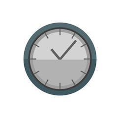 Clock with hands and lines vector, time measuring machine isolated icon. Design of watch, alarm with hours, minutes and seconds. Timer organizing item
