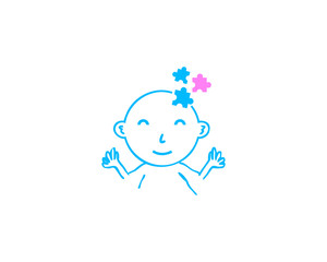 Baby logo template