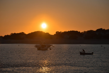 La ría al atardecer