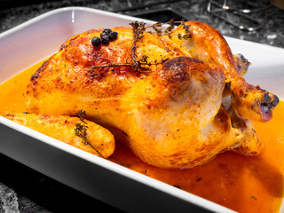 Fresh roasted chicken