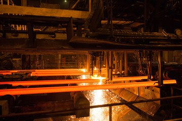 Fototapeta na wymiar steel and metal production