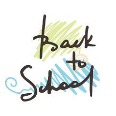 Ink text drawing by brush. Vector illustration banner for prints, designs, cards, etc