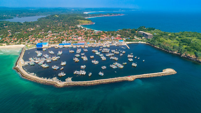Aerial. Dikwella, Sri Lanka.