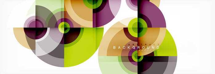 Abstract background circle design