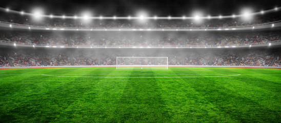  Stadium with the bright lights