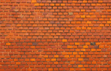 Fototapeta na wymiar old red brick wall texture